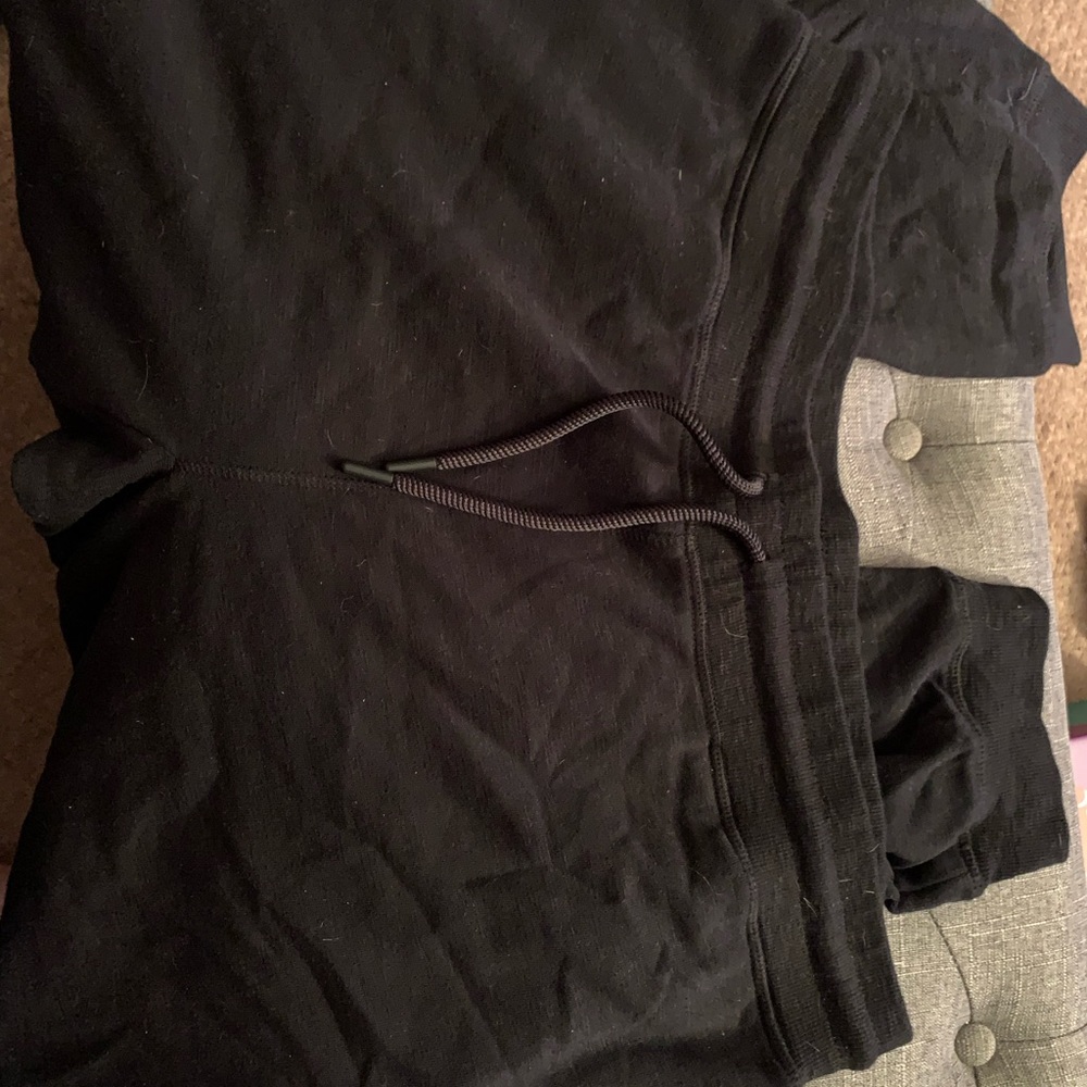 Mens Tapered Black Joggers XL